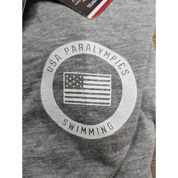 Nike Team USA United States Shirt Mens XXL Gray Tri Color Paralympics Athletic T - Picture 9 of 10